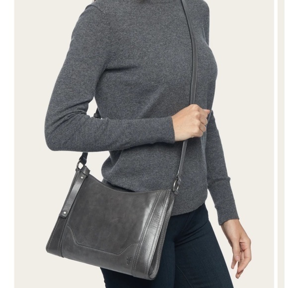 Fry Melissa Antique Leather Crossbody Saddle Bag.